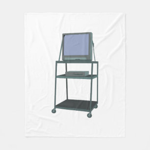 Cobertor De Velo TV and VCR cart Classroom 80s 90s Funny School