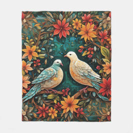 Cobertor De Velo Two Turtle Doves