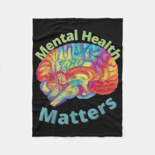 Cobertor De Velo Tye Dye Saúde Mental S Doença Cerebral Humana Cons