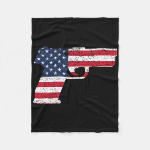 Cobertor De Velo U Pistola Americana Bandeira 4 De Julho