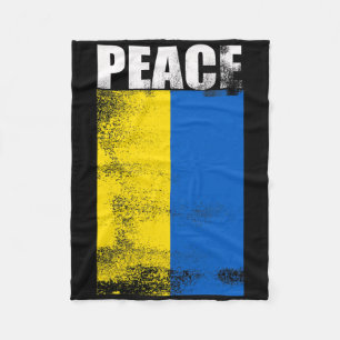 Cobertor De Velo Ucrânia Para Homens Bandeira Paz Fique Com Ucrania