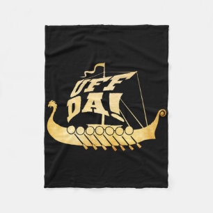 Cobertor De Velo Uff Da! Navio de Viking Antigo - Barco Engraçado d