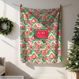 Cobertor De Velo Ultra modern hot pink watercolor preppy festive