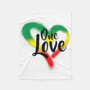 Cobertor De Velo Um Amor Um Coração Vibes Reggae