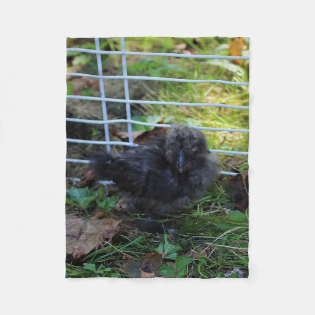 Cobertor De Velo Um bebê Silkie (Frente)