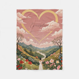 Cobertor De Velo Um Caríssimo Gaze da Garota Personalizado