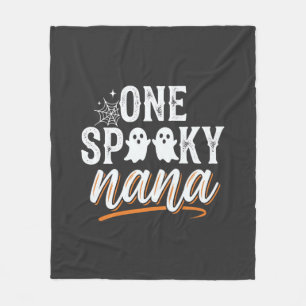 Cobertor De Velo Um Design de Fantasma de Halloween da Nana Assusta
