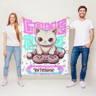Cobertor De Velo Um Gamer Gamado Kawaii Cute, jogo sobre Impressão