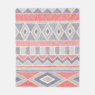 Cobertor De Velo Um padrão étnico sem igual. Tribal e aztec