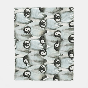 Cobertor De Velo Um padrão perfeito com pinguins adoráveis.