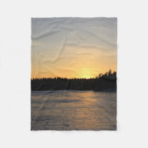 Um por do sol congelado