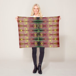 Cobertor De Velo Um Rosa de Designer Colorido Folheto Colorido