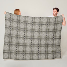 Cobertor De Velo Um tartan de xadrez irregular de cinzas