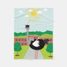 Cobertor De Velo Uma avestruz educada