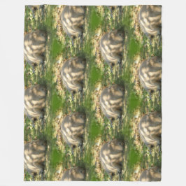 Cobertor De Velo Uma bela Capybara Sonha no Sol de Verão