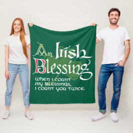 Cobertor De Velo Uma Bênção Irlandesa