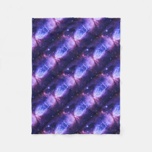 Cobertor De Velo Uma Estrela É Nascer Azul Roxo