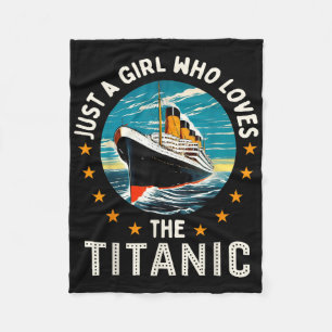 Cobertor De Velo Uma Garota Que Ama As Garotas do Rms Titanic
