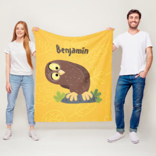 Cobertor De Velo Uma ilustração curiosa e engraçada de desenho anim