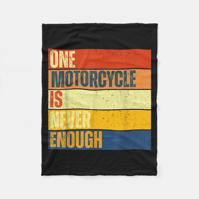 Cobertor De Velo Uma Moto Nunca é Suficiente (Frente)