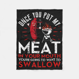 Cobertor De Velo Uma Vez Que Você Coloca Minha Carne Em Seu Churras