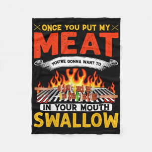 Cobertor De Velo Uma Vez Que Você Coloca Minha Carne Na Sua Boca En