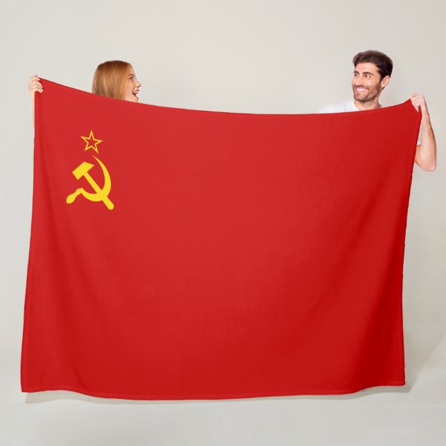 Cobertor De Velo União Soviética (URSS) (martelo comunista e foice (In Situ)