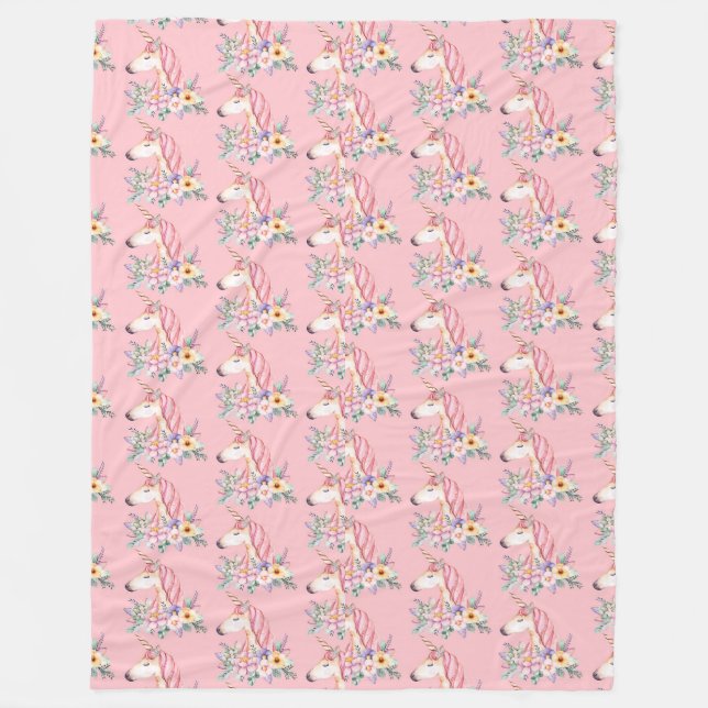 Cobertor De Velo Unicorn (Frente)