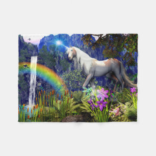 Cobertor De Velo Unicorn Dream Fleece Blanket Por DreamFlame 5D