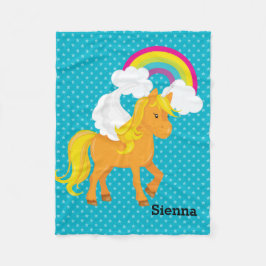 Cobertor De Velo Unicórn * Escolha sua cor de fundo