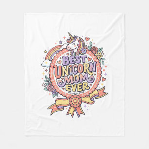 Cobertor De Velo Unicorn Melhor Mãe Unicórnio Já Existe Caprichoso 