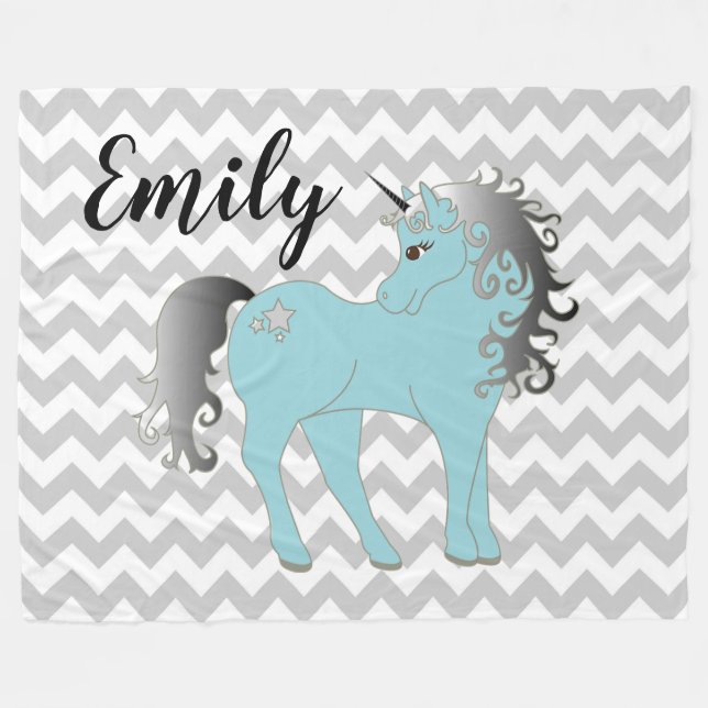 Cobertor De Velo Unicórnio (Frente (Horizontal))