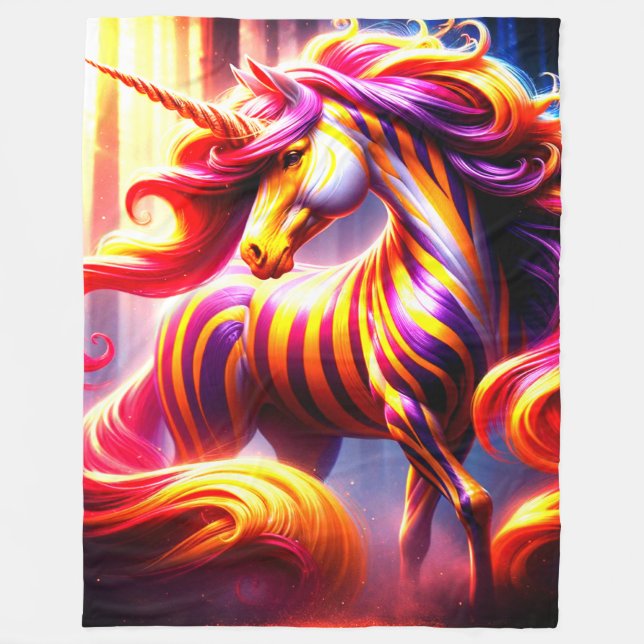 Cobertor De Velo Unicórnio (Frente)