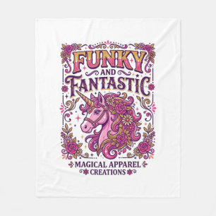 Cobertor De Velo Unicórnio Funky e Fantástico Design Stylish Zazzle