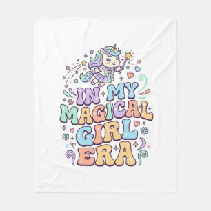 Cobertor De Velo Unicórnio Na Minha Era de Garota Mágica Kawaii Ade