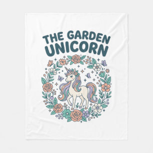 Cobertor De Velo Unicórnio O Unicórnio Do Jardim Camiseta Tendi Mod