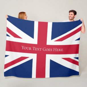Cobertor De Velo Union Jack Custom British Flag da Inglaterra