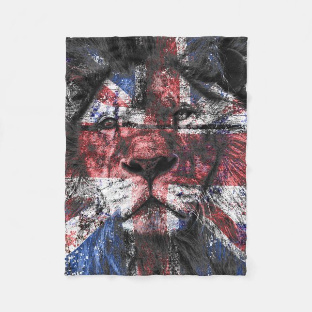Cobertor De Velo Union Jack Lion (Frente)