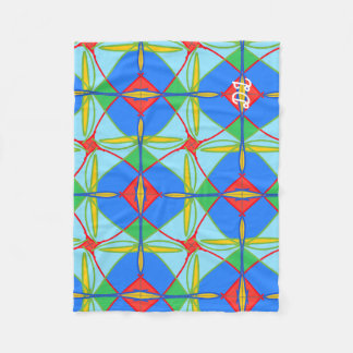 Cobertor De Velo Unique Pattern Abstract Fleece Blanket