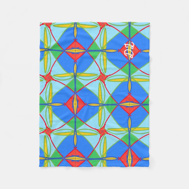 Cobertor De Velo Unique Pattern Abstract  Fleece Blanket (Frente)