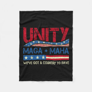 Cobertor De Velo Unity Maha temos um país para salvar o American Fl