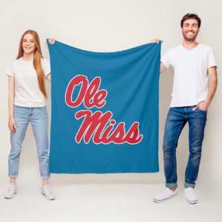 Cobertor De Velo Universidade do Mississippi | Script Ole Miss