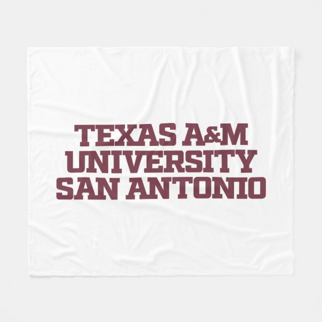 Cobertor De Velo Universidade do Texas A&M - San Antonio (Frente (Horizontal))