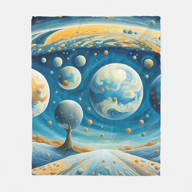 Cobertor De Velo Universos paralelos (Frente)