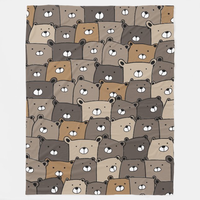 Cobertor De Velo Urso Comigo 60x80 Folha (Frente)