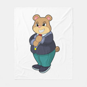 Cobertor De Velo Urso como Noivo com Terno