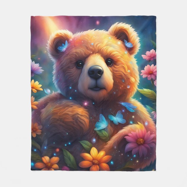 Cobertor De Velo Urso de Teddy (Frente)