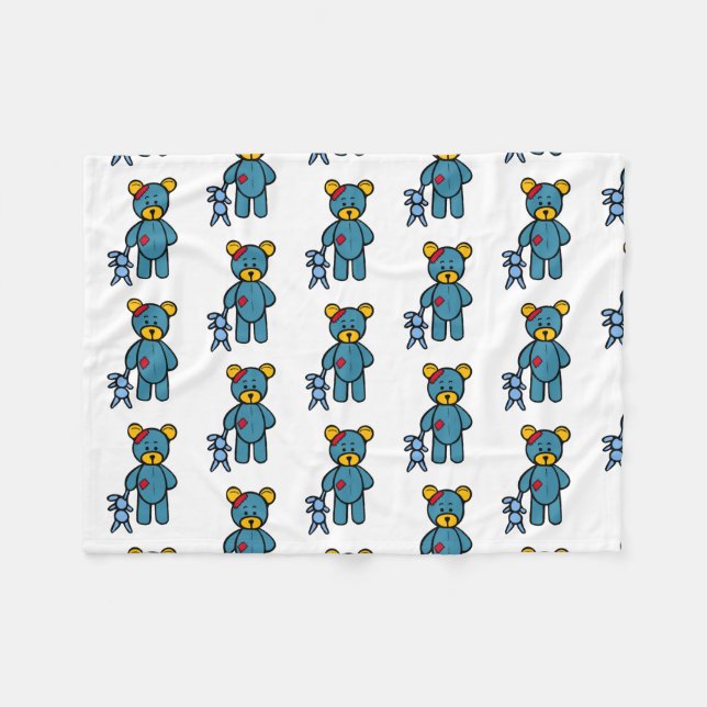 Cobertor De Velo Urso de Teddy (Frente (Horizontal))