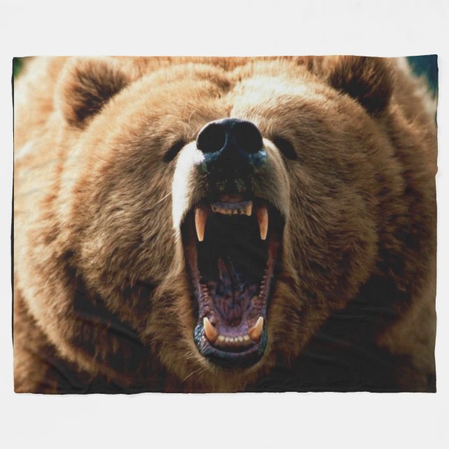 COBERTOR DE VELO URSO DE URSO (Frente (Horizontal))