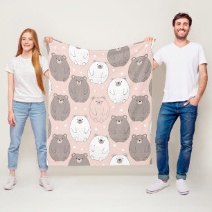 Cobertor De Velo Urso Fofo - Floresta de Pastéis Suaves (2)